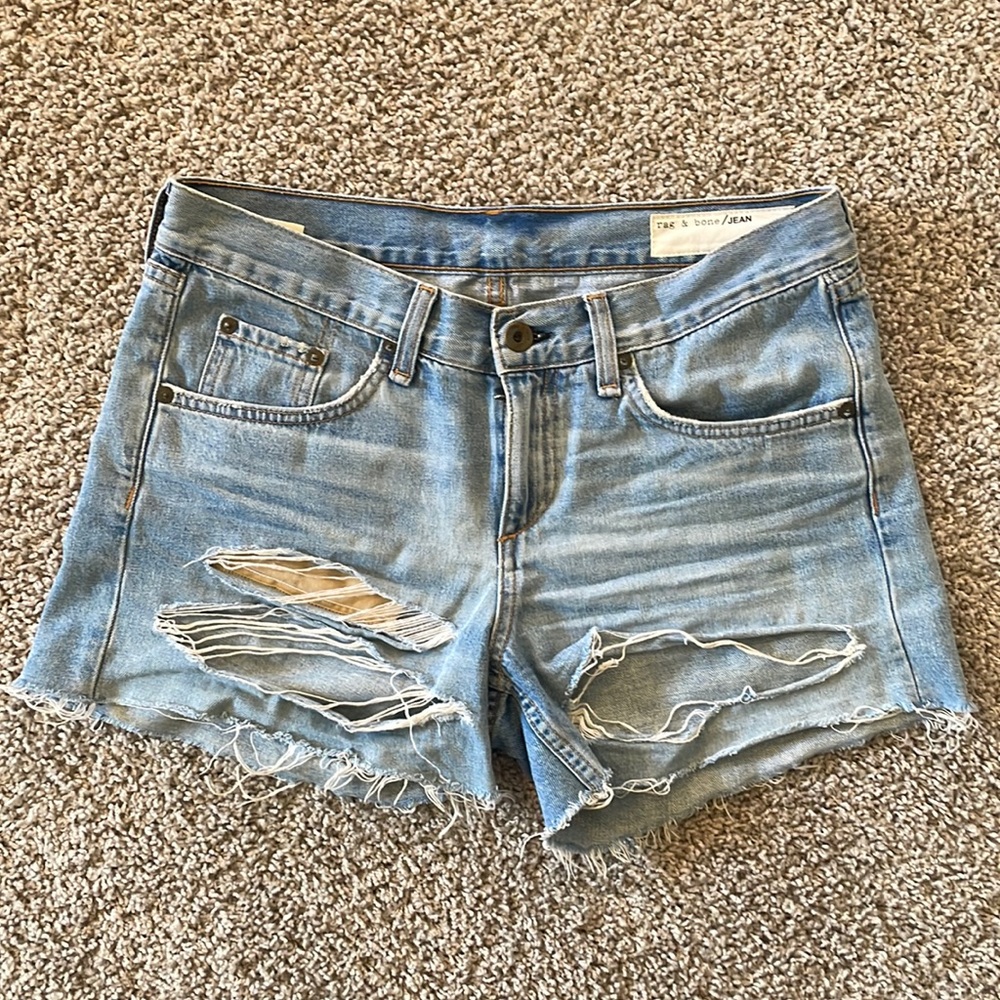 Rag & Bone boyfriend short in rye